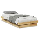  Sengeramme Uten Madrass 100x200 cm Helt Eik 8721158628633