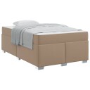  Sengestamme med madrass Cappuccino 120 x 200 cm stoff