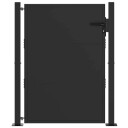 Hageport Svart 100 x 125 cm Pulverlakkert stål