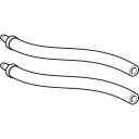 GEBERIT adapterslange pneumatisk for fjernkontroll