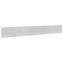 vidaXL Gabion med 3,5 mm wire og 5x2,5 cm nett 1200x10x150 cm