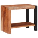 Bokhylle Brun svart 50 x 30 x 40 cm Solid akasietre