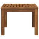 vidaXL Kaffebord Naturlig 50 x 48,5 x 36 cm Solid akasietre
