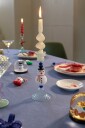 &k Amsterdam - Lysestake Merry Snowman - Hvit