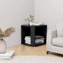 vidaXL Sidebord svart 33x33x34,5 cm sponplate
