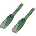 Deltaco UTP Cat.6 patchkabel 0.5m, grønn