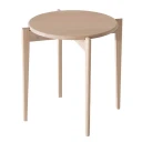 Oscarssons Möbel Tilia Sidebord Ø51 cm Hvitoljet eik