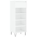  Skoskap høyglans hvit 40x36x105 cm konstruert tre 8721012115019