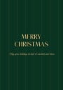 Merry Christmas Warmth Plakat Plakat / 30x40cm