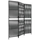  Romdeler 3 paneler svart polyrotting 8721012244146