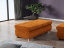 Cerys Fotskammel 120 cm - Oransje