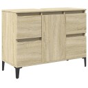  Servantskap sonoma eik 80x33x60 cm konstruert tre