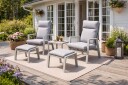 Palermo Hagemøbelgruppe Relax med sidebord   Beige