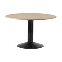 Muuto Midst søylebord Ø 120 cm Oiled Oak-Black