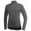 Woolpower Zip Turtleneck 200 Grå XXS Man