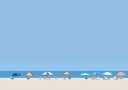 Umbrellas on the Shore Plakat Plakat / 100x150cm