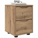  Nattbord med skuff Artisan Eik 30,5 x 30 x 43 cm Konstruert tre