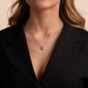 Snö Of Sweden Lovely Heart Pendant Neck 42 plain Silver 42cm
