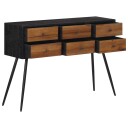  Konsollbord med skuffer 116x30x76 cm gjenvunnet heltre teak 8721012117426