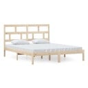 vidaXL Sengeramme heltre furu 160x200 cm