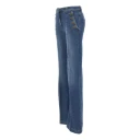 Elisabetta Franchi Dame Jeans Blå W26,