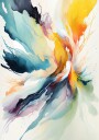Vibrant Abstract Flow Plakat / 40x50