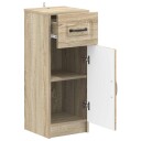 vidaXL Baderom Oppbevaringsskap UTRECHT Sonoma eik 30 x 31 x 77 cm
