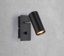 Markslöjd Vegglampe barcelona 1l sort