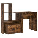  Skrivebord Røkt eik 131.5 x 50 x 106.5 cm Konstruert tre