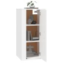 vidaXL Vegghengt TV-benk hvit 40x34,5x80 cm 8720845667818