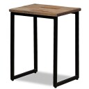 vidaXL Settbord salongbord 3 deler heltre gjennvunnet teak