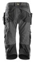 Snickers Workwear 6905 Piratbukse stålgrå/svart med stretch Stålgrå/Svart Klær