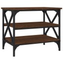 vidaXL Sidebord brun eik 55x38x45 cm konstruert tre
