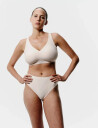 CHANTELLE Softstretch Power Wirefree Top   Beige   XXL