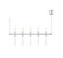 Linger 48" taklampa linjär nickel