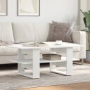  Salongbord hvit 102x55x42 cm konstruert tre 823261