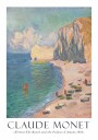 Claude Monet Étretat The Beach and the Falaise d"Amont Plakat Plakat / 50x70cm