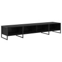 TV skap Svart Eik 170.5 x 36 x 30.5 cm Konstruert tre