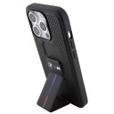BMW Grip Stand Smooth & Perforated case for iPhone 15 Pro Black