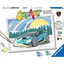 Ravensburger CreArt Mal-Etter-Tall Blå Lamborghini