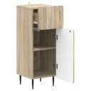 vidaXL Baderom Oppbevaringsskap ZWOLLE Sonoma eik 30 x 31 x 79,5 cm