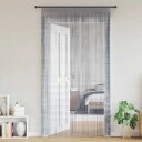  Snøregardiner 2 stk lysegrå 100x250 cm 8721158550651