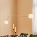 ALDEX Pure hengelampe 2 lyskilder hvit