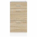  Underskap sonoma eik 40x46x81,5 cm konstruert tre 8721158425591