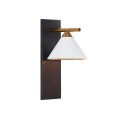 Cleo vägglampa brons/vit