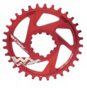 Miche XM Drev Til MTB  Direkt Mount SRAM 6 mm offset 30T Orange