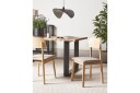 Matsalsstol Beliani Scandia set om 2 Ljus Trä-Beige NO_BRAND Taupe -