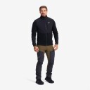 RevolutionRace River Hybrid Fleece Jacket Herre Black Størrelse:L   Herre > Overdeler > Fleece & midlayers