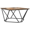  Kaffebord Røkt Eik 80x80x45 cm Konstruert Tre