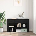  Serviesskap Svart Eik 100 x 30 x 59,5 cm Konstruert tre